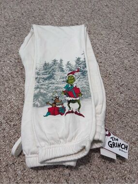 Dr. Seuss Cream Grinch Joggers